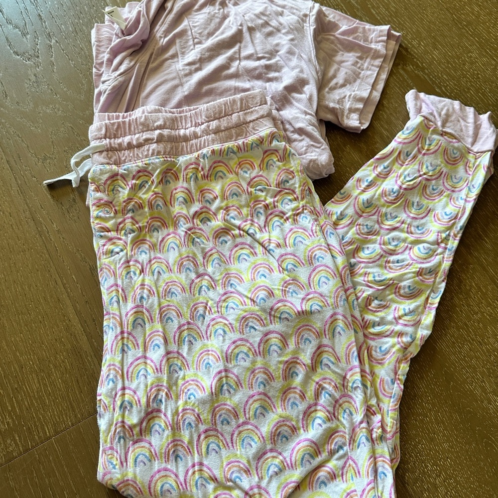 Little Sleepies Pink Floral Pajamas Intimates & Sleepwear